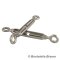 Turnbuckle, eye-hook, open body 8246 - Type C - M5 x 115 mm - stainless steel A4 (AISI 316)