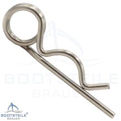 Cotter pins with double ring  DIN 11024 - 2,5 - 8 mm...