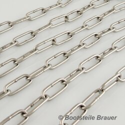 Chain long-link, similar to DIN 763 - 1,5 x 12 mm -...