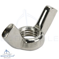 Wing nuts, American typ DIN 315 - M4 - Stainless steel A2
