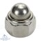 Self-locking hexagon domed cap nuts DIN 986 - M8 - stainless steel A2 (AISI 304)