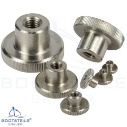 Knurled thumb screws, high type DIN 466 - Acier...