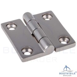 Hinges SQUARE symmetrical 5135, Polished investment...