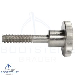 Knurled thumb screws, high type DIN 464 -  M3 X 8 mm - Stainless steel A1