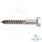 Hexagon head wood screws DIN 571 - 8 x 50 mm - Stainless Steel A2 (AISI 304)