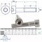 Hexagon socket head cap screws DIN 912 (ISO 4762) - M5 partial thread - stainless steel A2 (AISI 304)