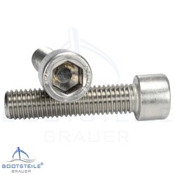 Hexagon socket head cap screws DIN 912 (ISO 4762) - M6 X 16 mm, partial thread - stainless steel A2 (AISI 304)