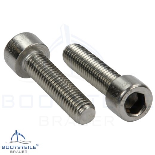 Hexagon socket head cap screws DIN 912 (ISO 4762) - M6 X 50 mm, partial thread - stainless steel A2 (AISI 304)