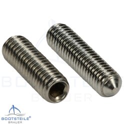 Hexagon socket set screws with cone point DIN 914 (ISO...