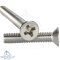 Cross recessed raised countersunk head screws DIN 966 H - M3 - acier inoxydable A2 (AISI 304)