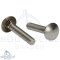 Mushroom head square neck bolts with fullthread DIN 603 M5 X 35/35 - stainless steel A2