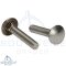 Mushroom head square neck bolts with fullthread DIN 603 M6 - stainless steel A2