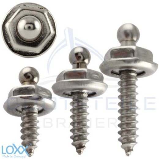 LOXX® Blechschrauben 4,2-4,8 mm - vernickelt