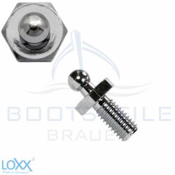 LOXX® screw with metric thread M5 x 10 - Chrome