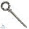 Eye bolt with wood thread 5029 - Stainless steel A4