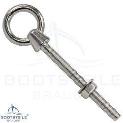Eye bolt with metric thread M10 x 100 mm - Stainless...