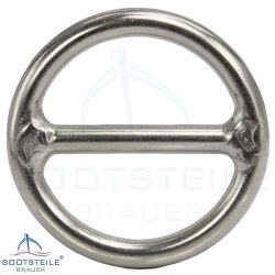 Ring mit Steg 8 x 50 mm Edelstahl A4 (AISI 316)