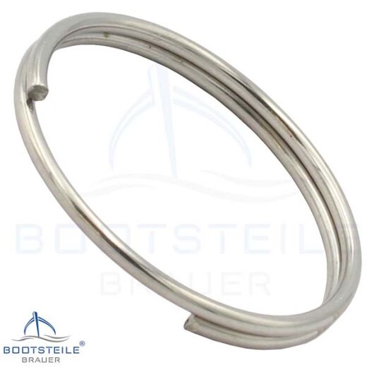 Anneau double brisé  1,5x26 mm - Acier Inoxydable V2A AISI 304