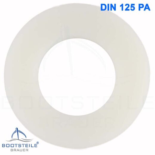 Plain washers 5,3 (M5) DIN 125 - Polyamide PA