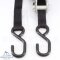 Retractable ratchet tie-down strap 25 x 1800 mm - Steel / PES