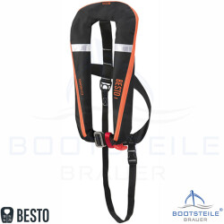 Besto Life jacket Comfort Fit 180N LB black/orange