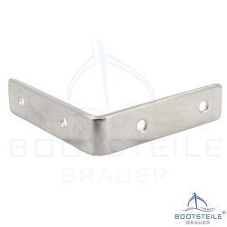 Corner with 4 holes - stainless steel A2