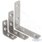 Corner with 4 holes - stainless steel A2