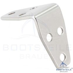 Triangular corner brace 80x50 mm - stainless steel A2