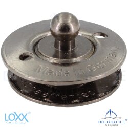 LOXX Stoffunterteil, lange Scheibe - Messing Schwarznickel