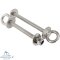 Eye bolt with collar and metric thread M8x80 mm - stainless steel A4 - AISI 316