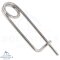 Safety spring 3x80 mm - Stainless steel V4A