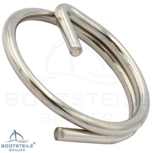 Anneau brisé 1,5 x 18 mm - Acier Inoxydable V4A