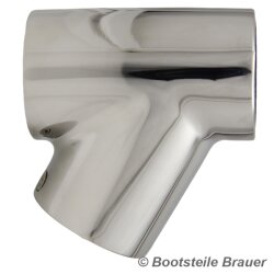 T-fitting 60°, Polished investment casting 22MM -...