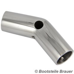 Elbow fitting 140° 25 mm - stainless steel A4
